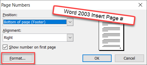 how to restart page numbering in word 2016