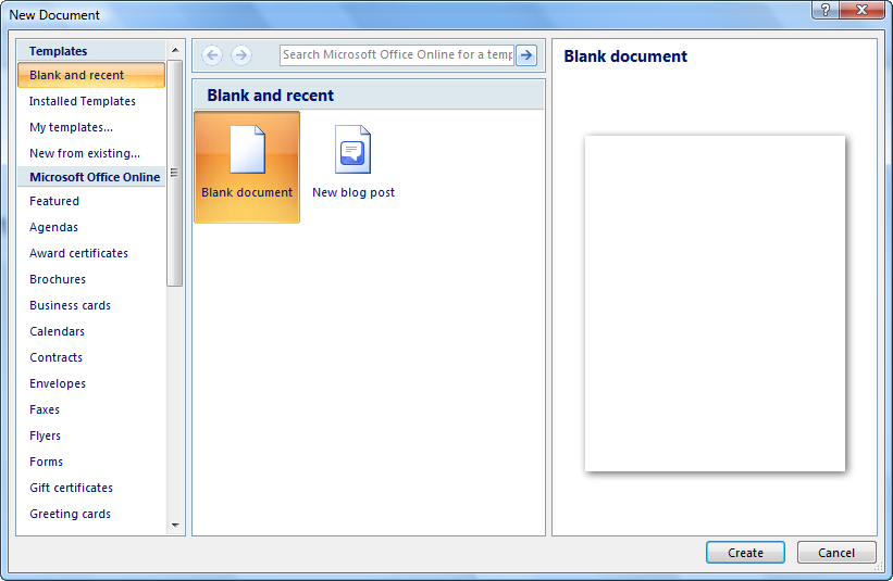 award certificates templates office 2007