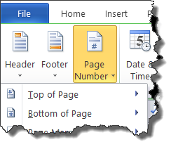 word mac 2011 separate footer for each page