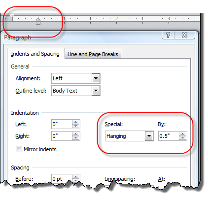 set first line indent in word 2010 for mac