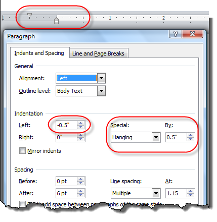 How to Double Indent in a Microsoft Word document