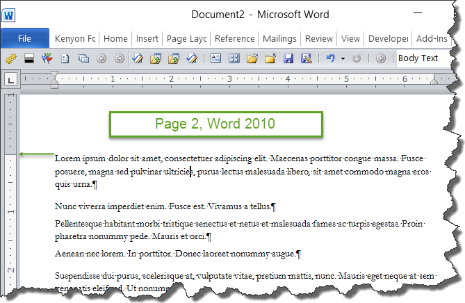 how to view all text formatting in word 2010