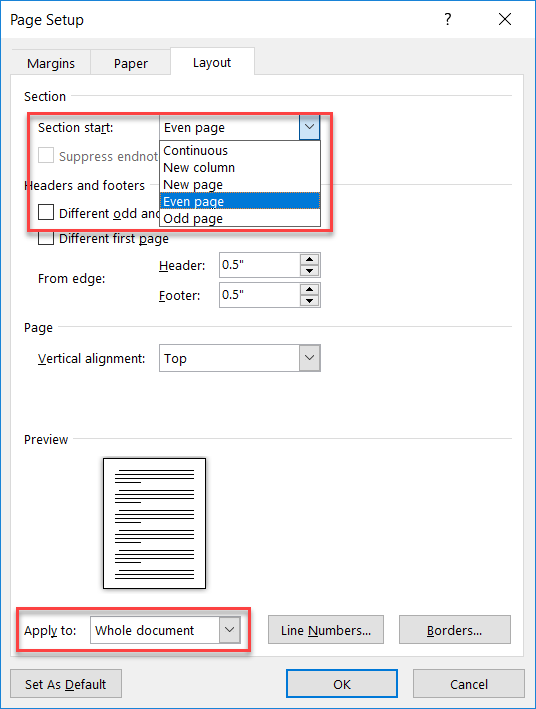 how to remove section breaks in ms word on 2007