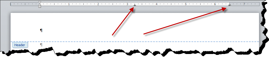 Header Footer Ruler sections word 2010