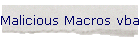 Malicious Macros vba in Microsoft Word