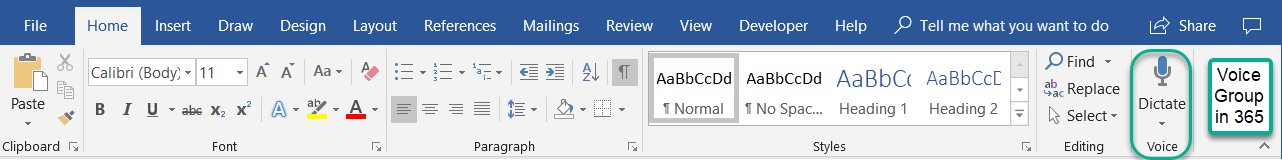 The Home Tab In Microsoft Word