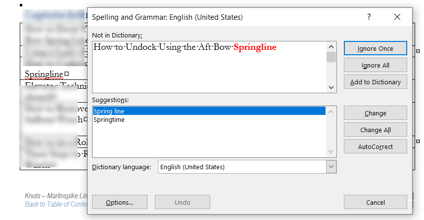 spell check not working in word 2016