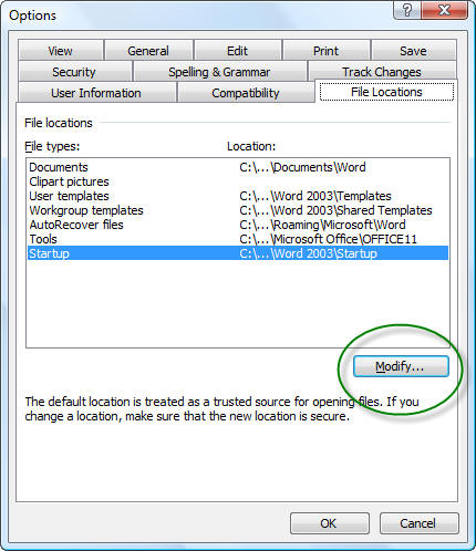 how to change the default file location in excel for mac