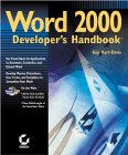 Click for more info about the Word 2000 Developer's Handbook