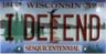 Click for larger view of Madison Wisconsin criminal defense lawyer Charles Kenyon's license plate "I Defend." An attonery with experience you need!