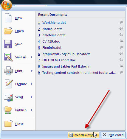 Developer Tab in Microsoft Word 2007-2021 (365)